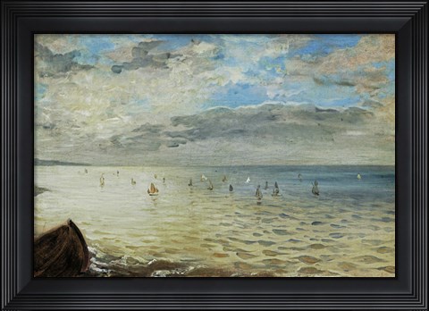 Framed Sea Seen from Dieppe, c. 1852 Print