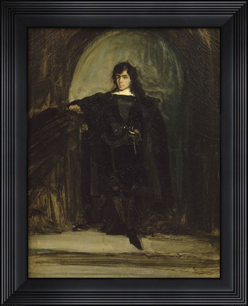 Framed Portrait of the Artist as Hamlet Print