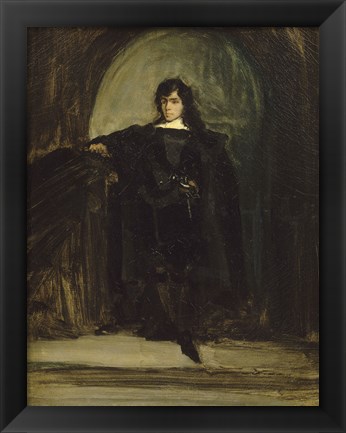 Framed Portrait of the Artist as Hamlet Print