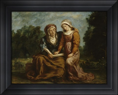 Framed Education of the Virgin Print