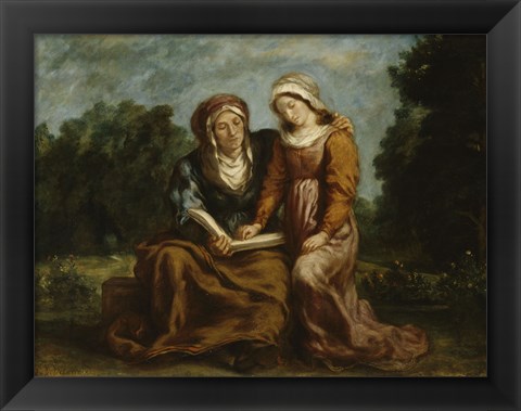 Framed Education of the Virgin Print