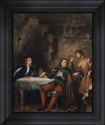 Framed Quentin Durward and the Balafre Print