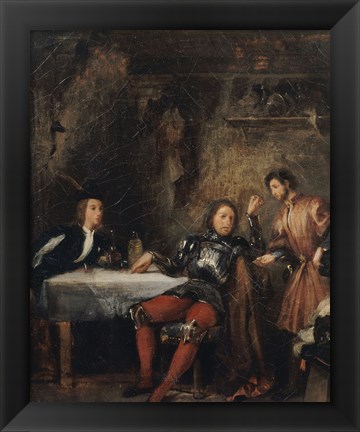 Framed Quentin Durward and the Balafre Print