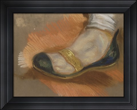 Framed Study of a Slipper, 1827-1828 Print