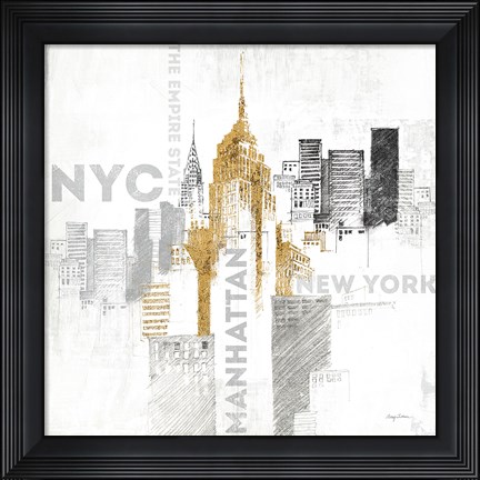 Framed Empire State Building Print