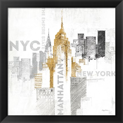 Framed Empire State Building Print