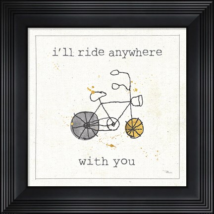 Framed Love Notes II Print