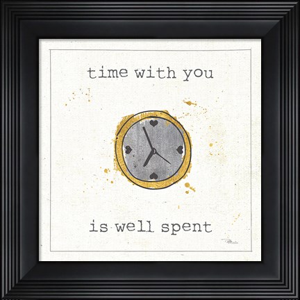 Framed Love Notes X Print