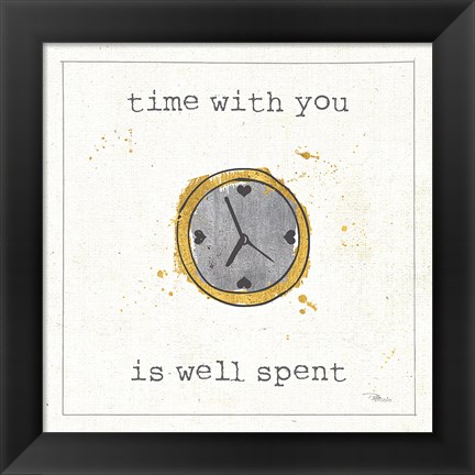 Framed Love Notes X Print
