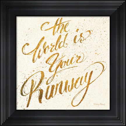 Framed Shoe Fetish Quotes IV Light Print