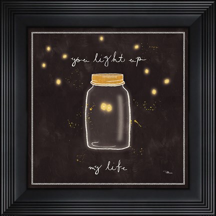 Framed Firefly Glow I Print
