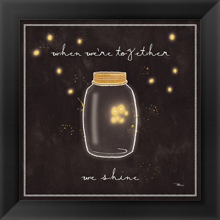 Framed Firefly Glow II Print