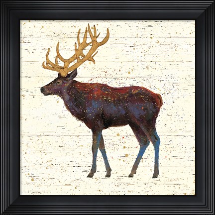 Framed Golden Nature II Print