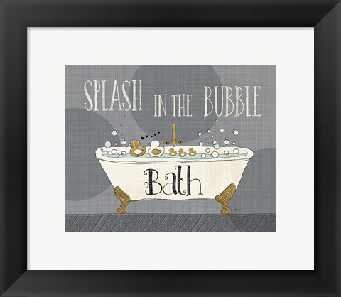 Framed Squeaky Clean II Print