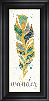 Framed Waterfeathers II Print