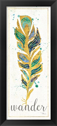 Framed Waterfeathers II Print
