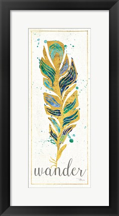 Framed Waterfeathers II Print