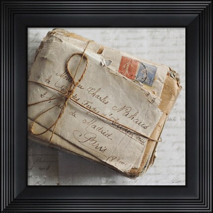 Framed Love Letters II Print