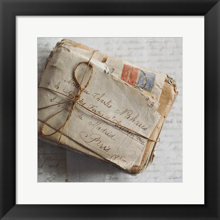 Framed Love Letters II Print