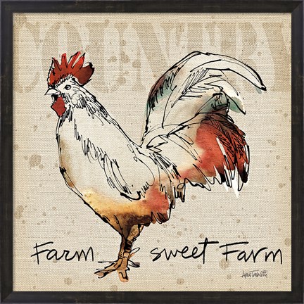 Framed Farm Life V Print