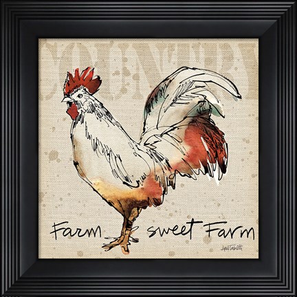 Framed Farm Life V Print