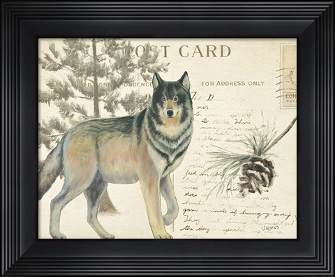 Framed Northern Wild I Print