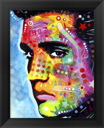 Framed Elvis Presley Print