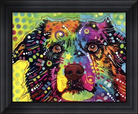 Framed Straight Aussie Print