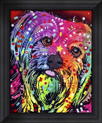 Framed Yorkie II Print