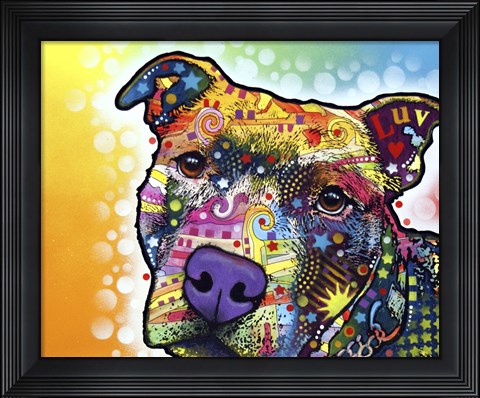 Framed Contemplative Pit Print