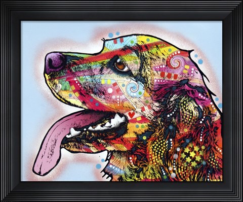 Framed Cocker Spaniel 1 Print