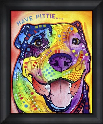 Framed Have Pittie Print