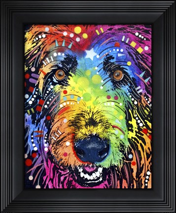 Framed Irish Wolfhound Print