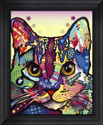 Framed Maya Cat Print