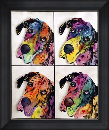 Framed 4 Danes Print