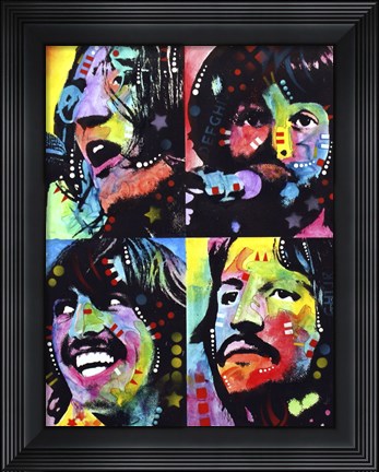Framed Beatles Print