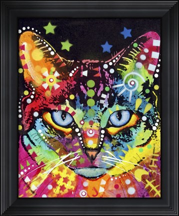 Framed Blue Eyes Print