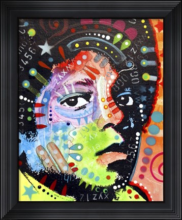 Framed Michael Jackson Print