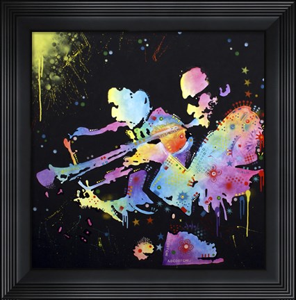 Framed Miles Coltrane Print
