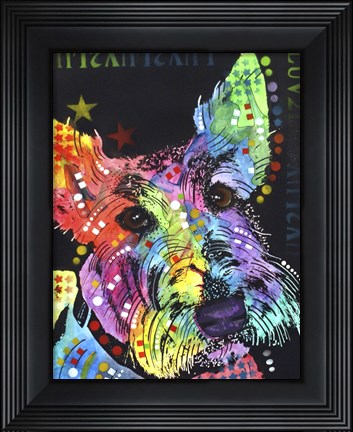 Framed Scottish Terrier Print