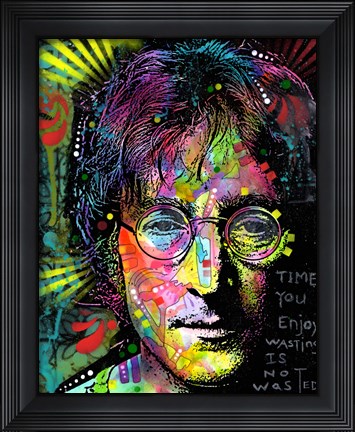 Framed Lennon Front Print