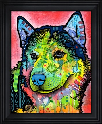 Framed Siberian Front Print