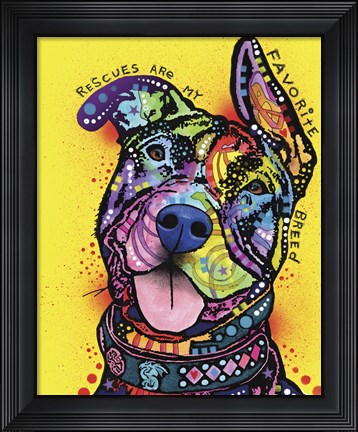 Framed My Favorite Breed Print