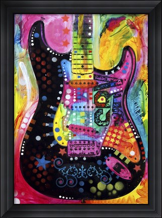 Framed Lenny Strat Print