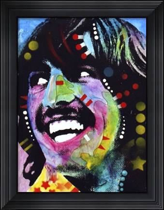 Framed George Harrison Print