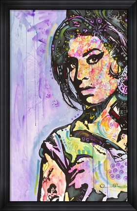 Framed Amy Winehouse Print