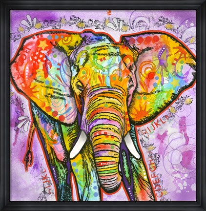 Framed Elephant Print