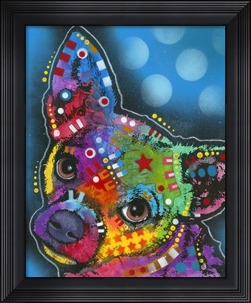 Framed Pop Chihuahua Print
