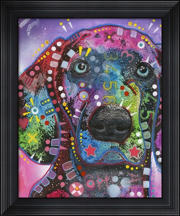 Framed Purple Excitement Print