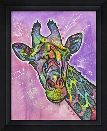 Framed Giraffe Print